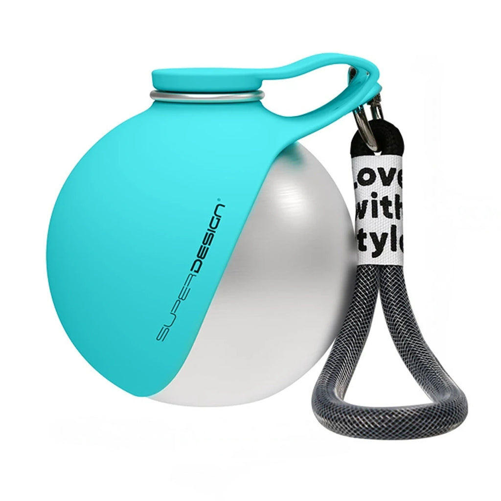 Portable Dog Water Bottle – Leakproof Travel Bottle with Foldable Bowl